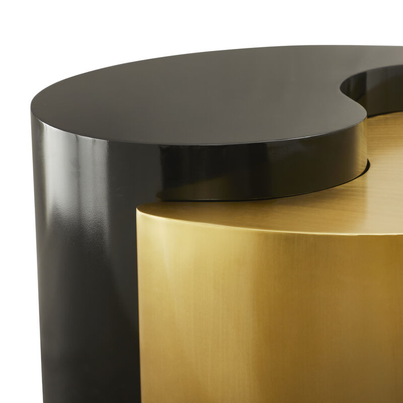 Zenavique Gold & Silver Yin-Yang Coffee Table image number 6