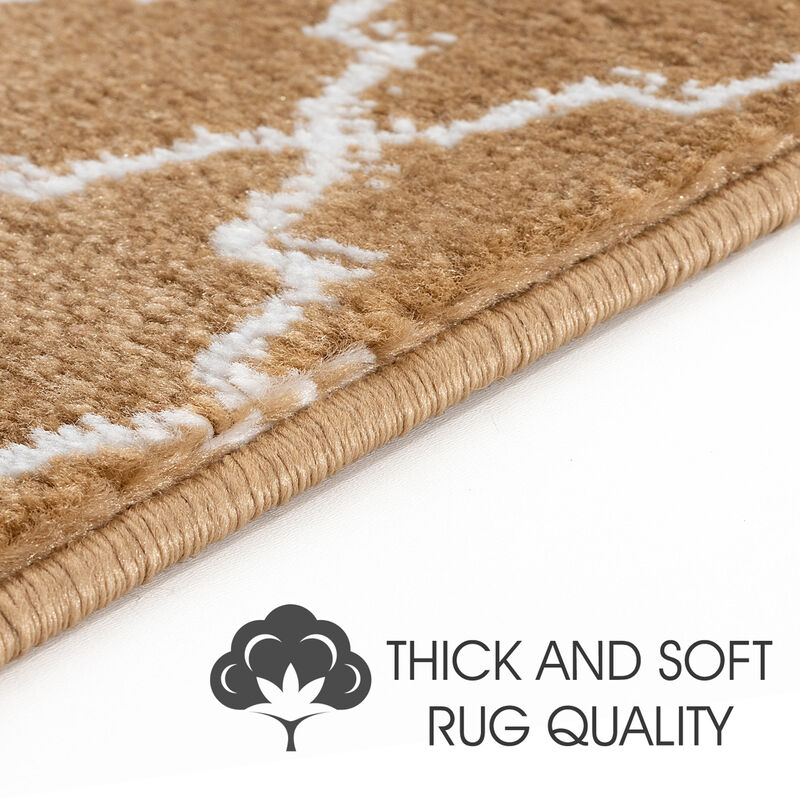 SUSSEXHOME Carpet Stair Treads Easy to Install with Double Adhesive Tape - Safe, 9" X 28" - Beige