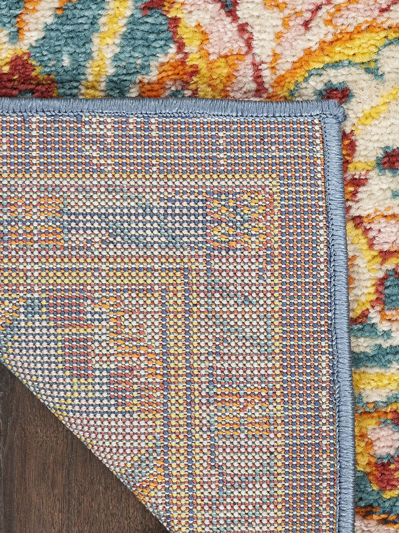 Passion PSN22 Navy/Multicolor 8' x 10' Rug