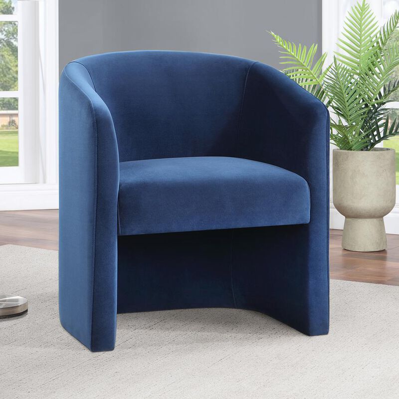 Iris Upholstered Dining/Accent Ch Indigo