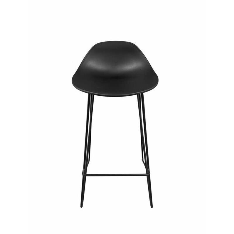 Pangea Home Albert Barstool Black (Set Of 2)
