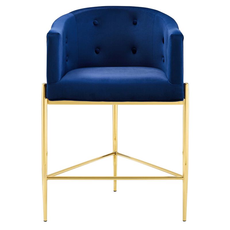 Savour Tufted Performance Velvet Counter Stool Set of 2 image number 5