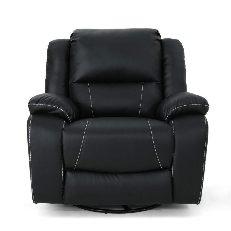Merax Faux Leather Manual Swivel Standard Recliner