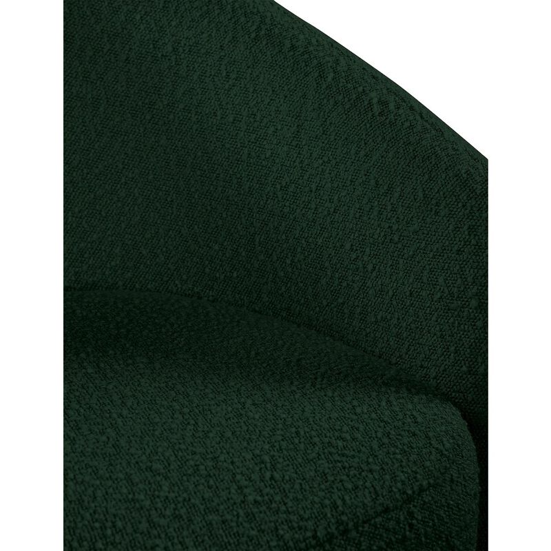 Meridian Furniture Acadia Green Boucle Fabric Accent Chair