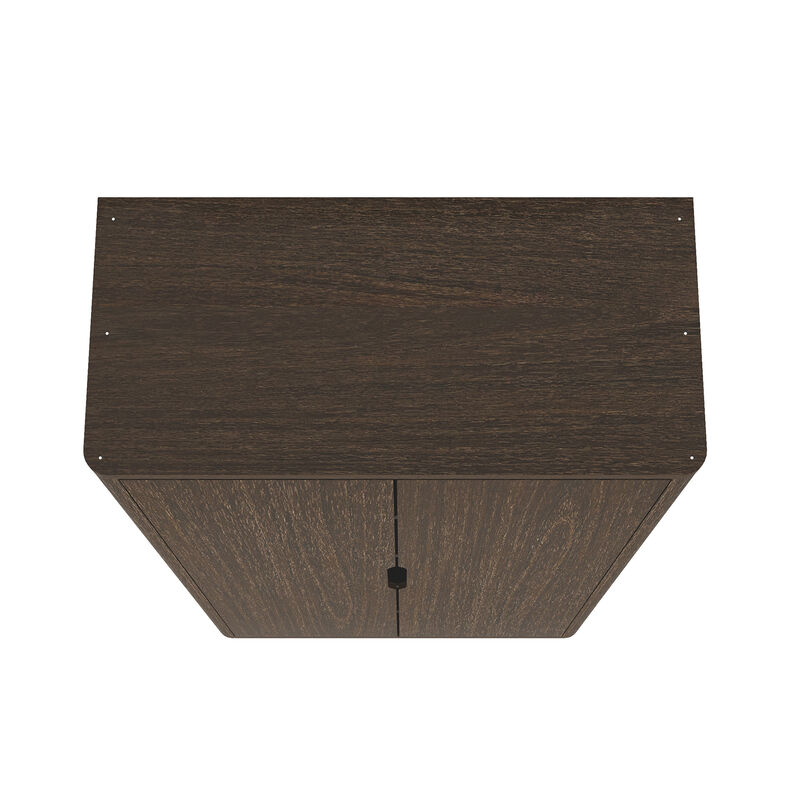 Rivington Brown Bookcase Cabinet (Set of 3)