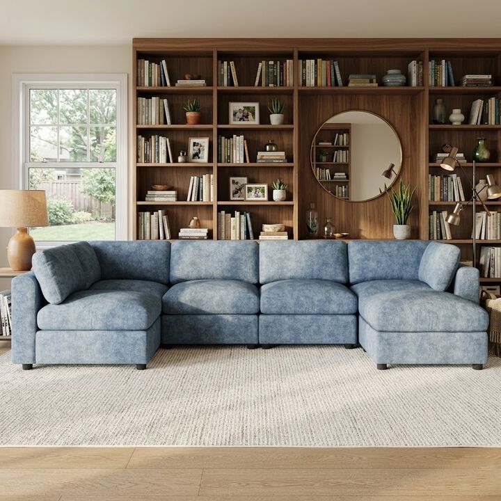 129" Modular Sectional Sofa