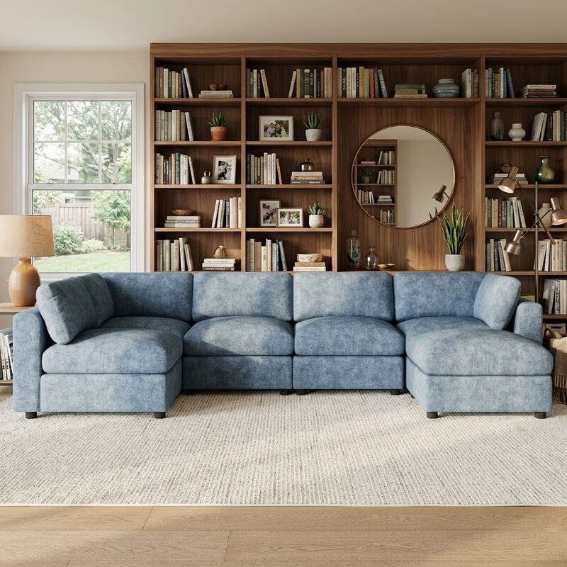 129" Modular Sectional Sofa image number 1