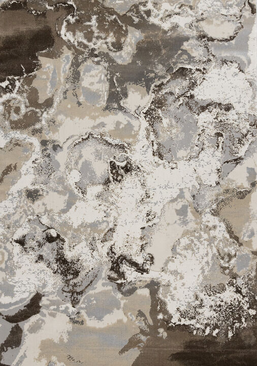 HomeRoots Abstract Area Rug
