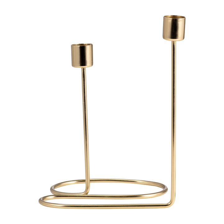 Double Swirl Candle Holder