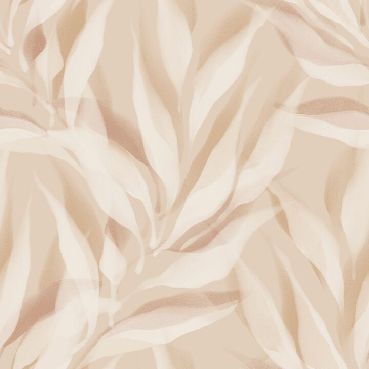 Karuna Branched Leaves All-over Orange Wallpaper KRA76103