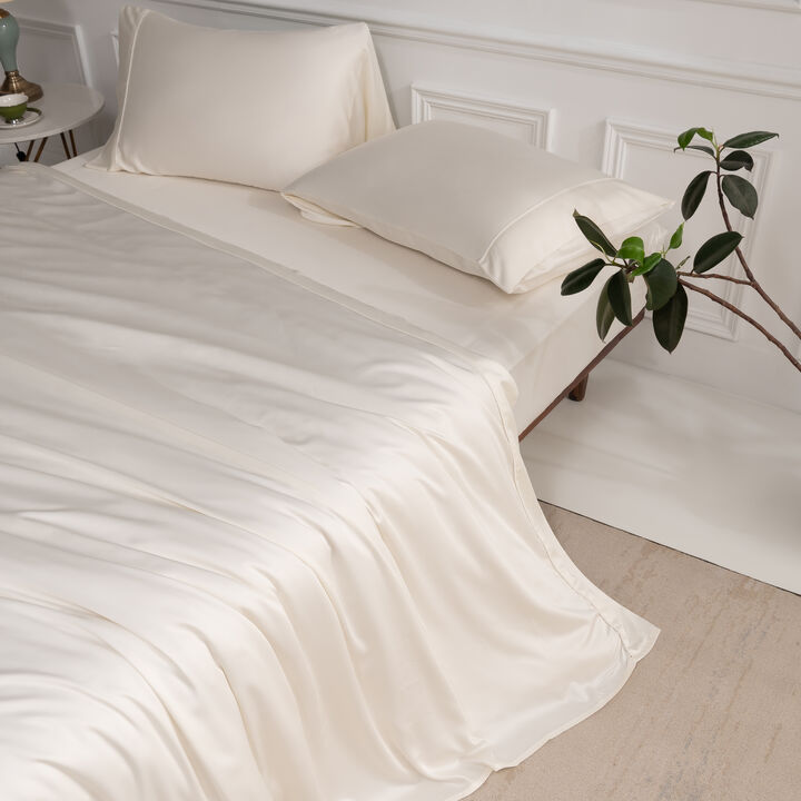Bamboo Sheet Set Full Ivory