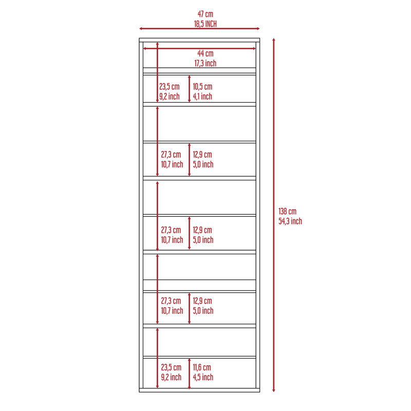 Streamdale Leto Wall Shoe Rack with Mirror - 10-Shoe Capacity image number 8