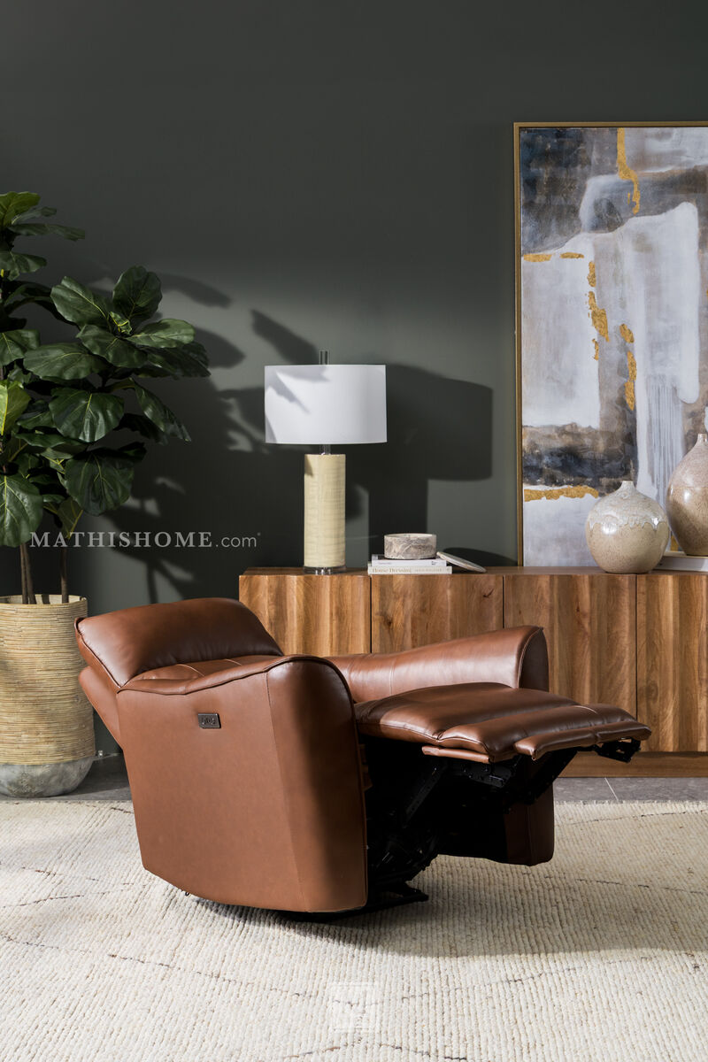 Oslo Zero Gravity Power Recliner in Brown image number 11