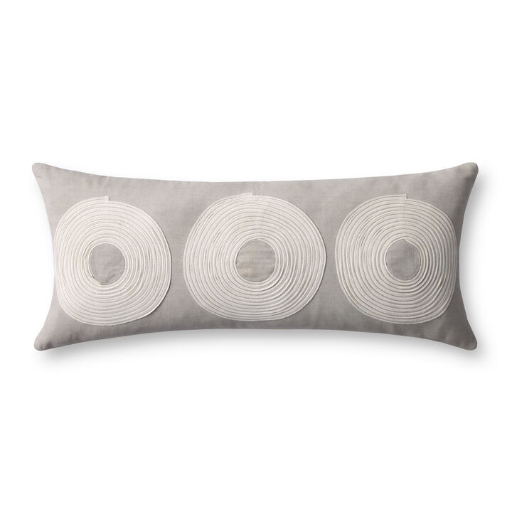 PLL0035 Taupe/Natural 18''x18'' Cover w/Poly Pillow