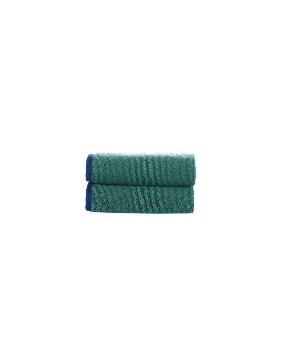 Brooks Brothers Contrast Frame 2 pcs Wash Towels
