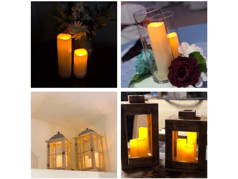 Flameless LED Candles Battery Operated with Key Remote and Timer image number 4