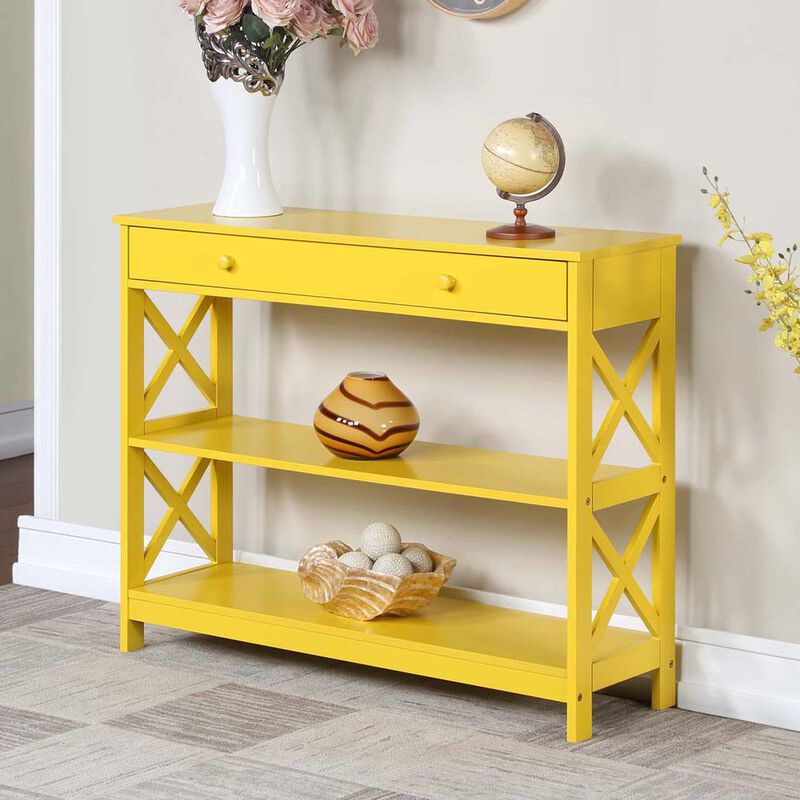 Convience Concept, Inc. Oxford 1 Drawer Console Table with Shelves