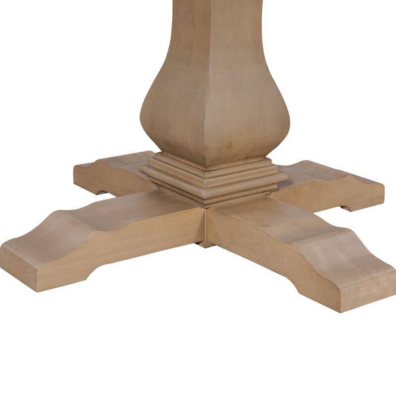 Christopher Knight Home Idalia Rustic Wood Expandable Oval Dining Table