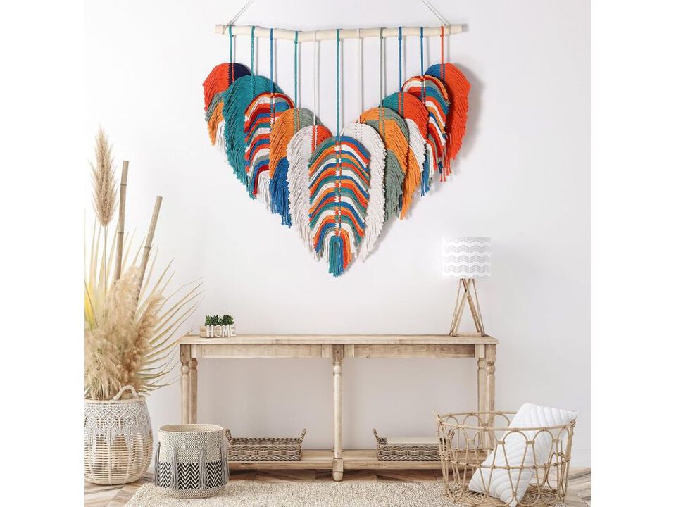 Boho Wall Tapestry Large Macrame Hanging Decor for Bedroom Living Room
