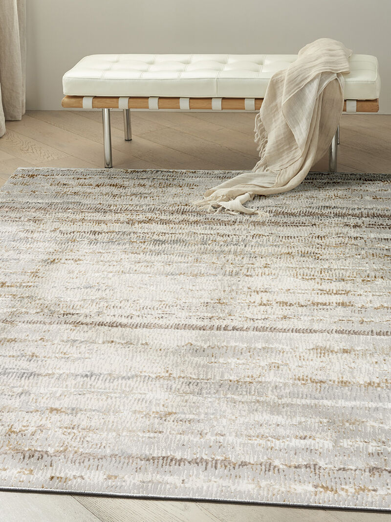 CK073 Compass CMP01 Ivory/Rust 7'10" x 9'10" Rug