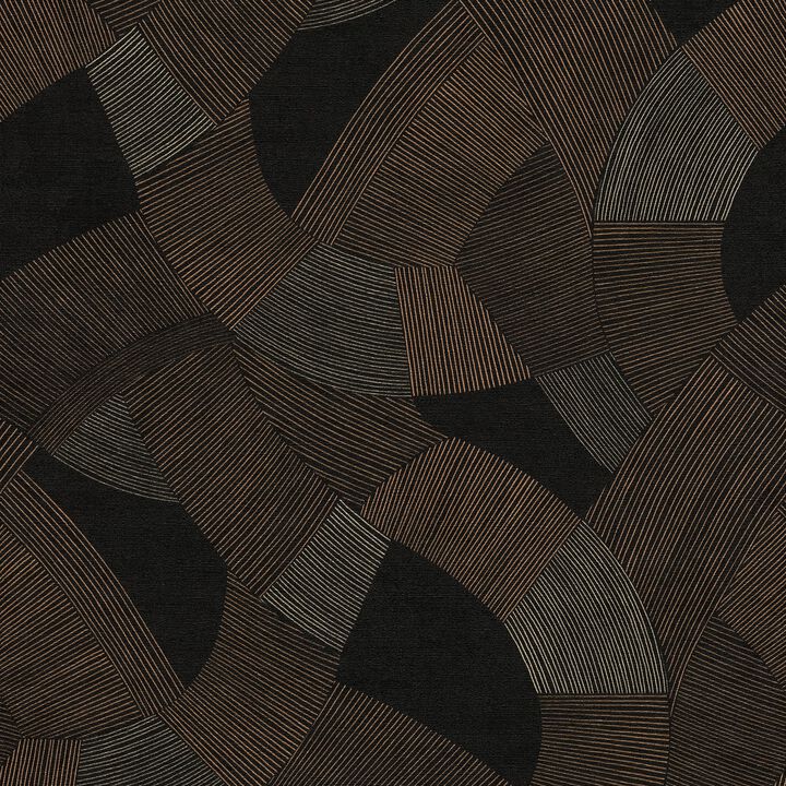 Havana 2 Geometric Blue Wallpaper HV41074