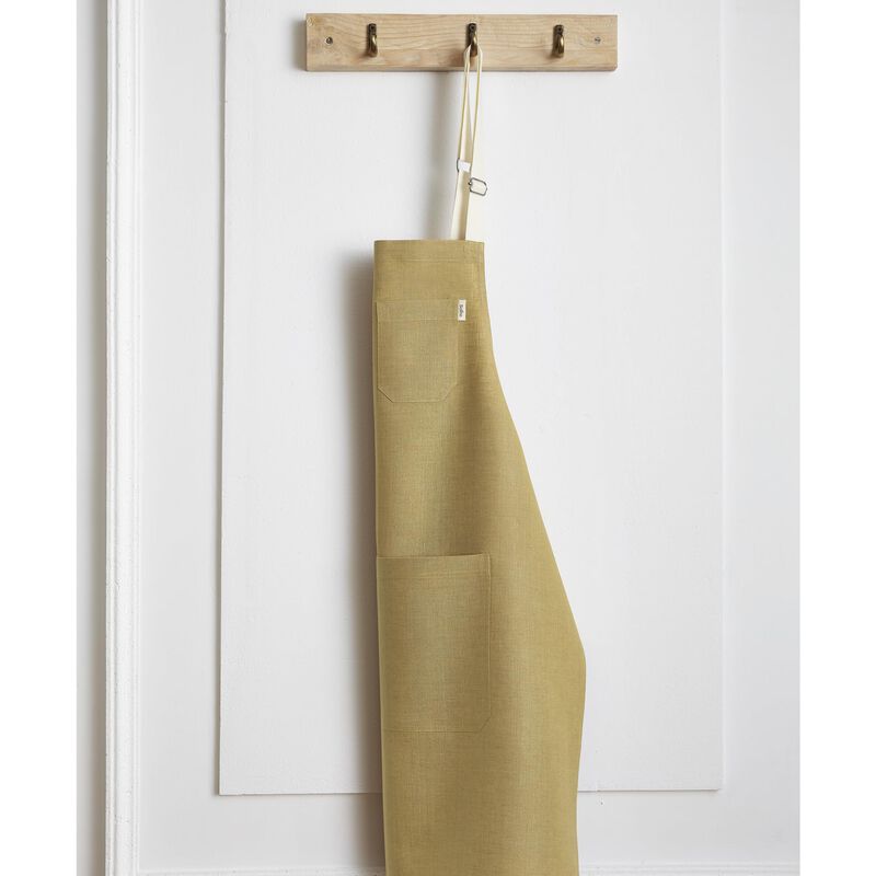 Solino Home 100% Pure Linen Apron - Kitchen Linen image number 1