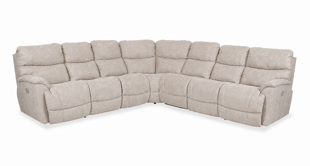 Trouper Stucco 5-Piece Power Sectional