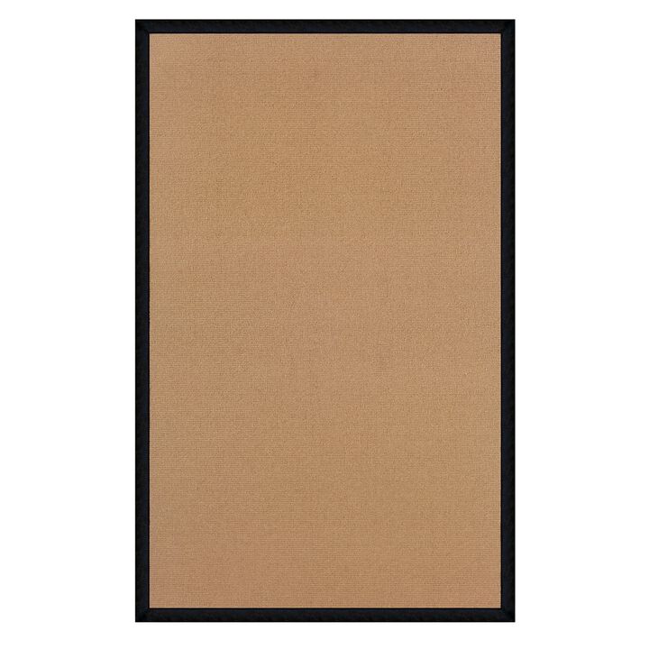 Linon Athena Cork & Black, Rug