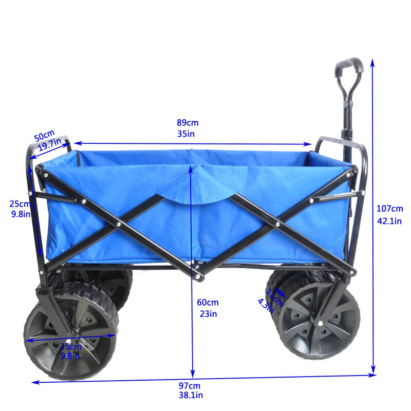 Folding Wagon Garden Shopping Beach Cart