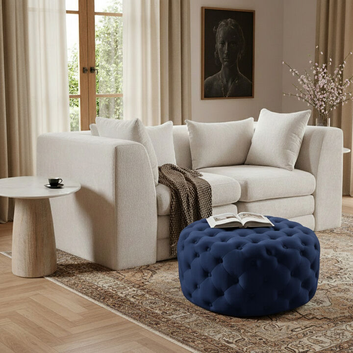 Meridian Furniture Addison Velvet Ottoman/Bench