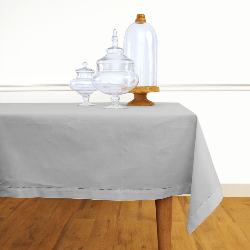 Cotton Linen Tablecloth - Cotton Linen Hemstitch image number 0