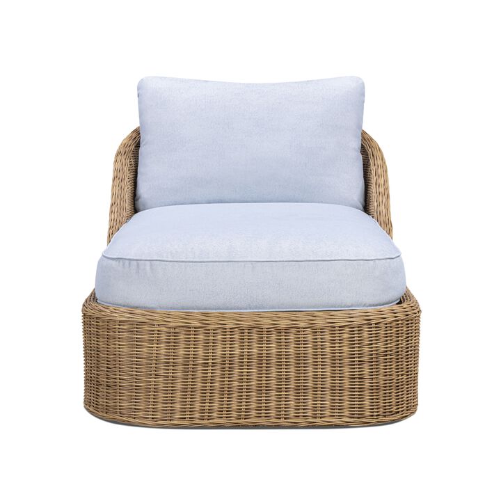 Axel Cream Boucle Outdoor Lounge Chair