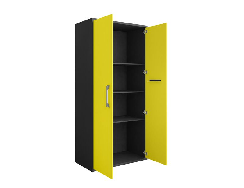 Eiffel Yellow Garage Cabinets (Set of 3)