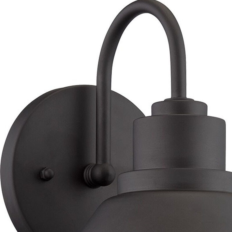 Hivvago Matte Black Lamp Shade Wall Light