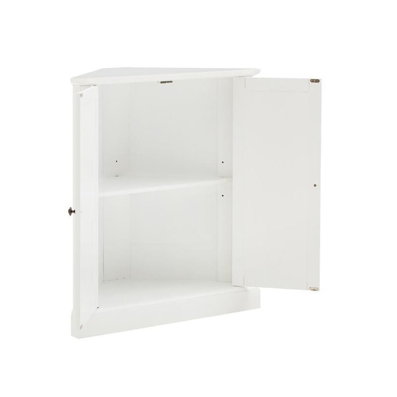 Crosley Furniture Shoreline Stackable Corner Kitchen Storage Pantry