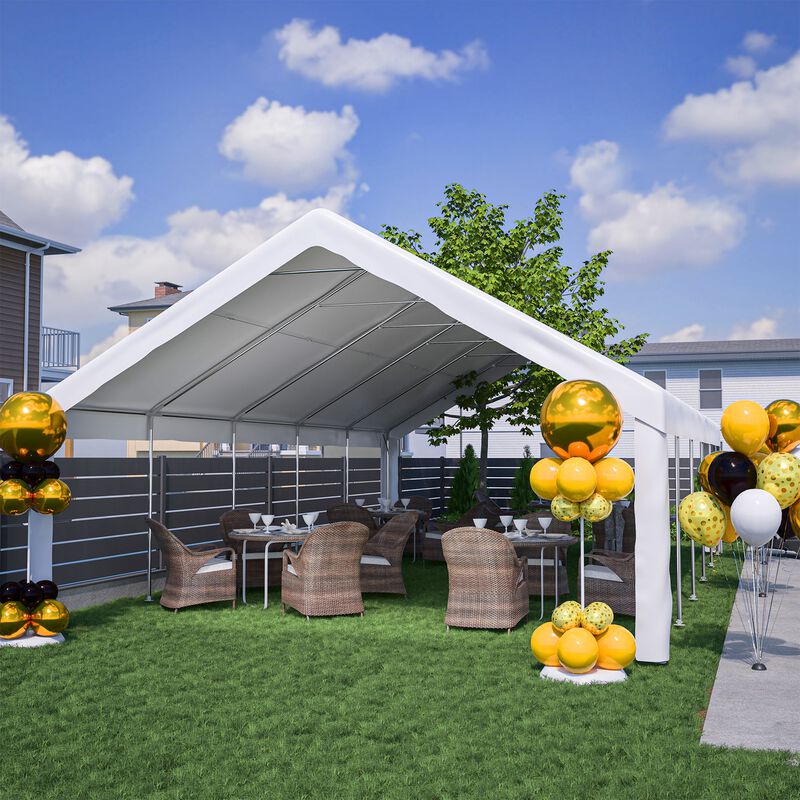 Mondawe 20x32ft Party Tent with Removable Walls - Waterproof Outdoor Canopy for Weddings & Events