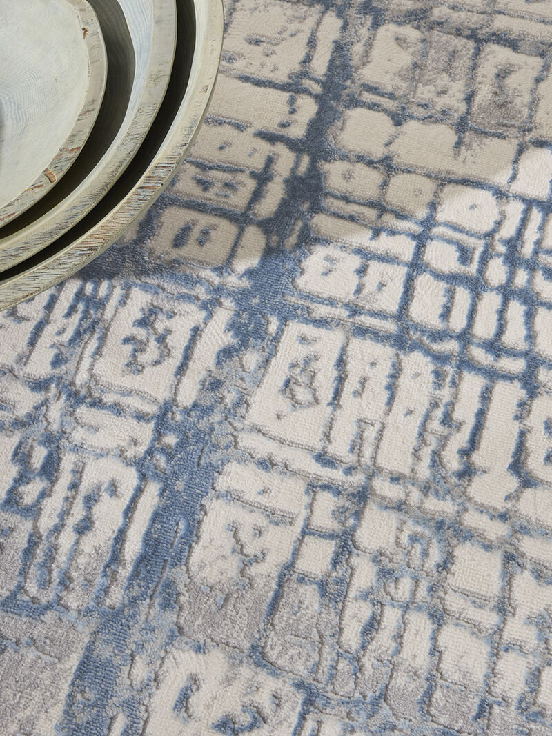 CK950 Rush CK950 Ivory/Blue 3'2" x 5' Rug