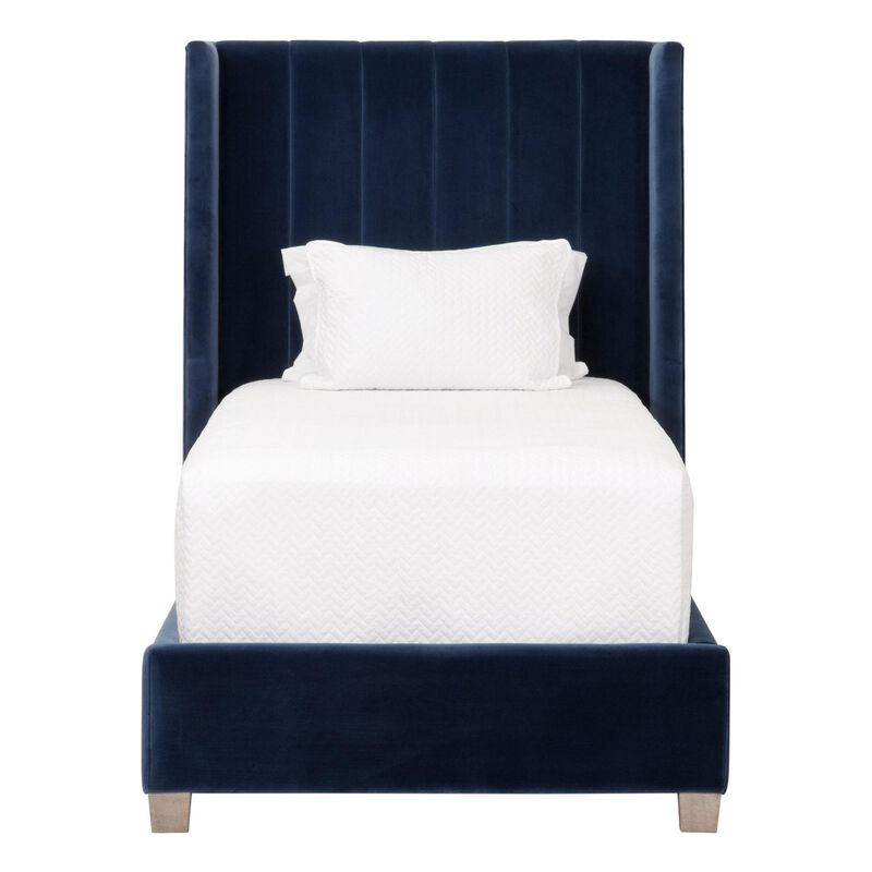 Chandler Twin Bed, Denim