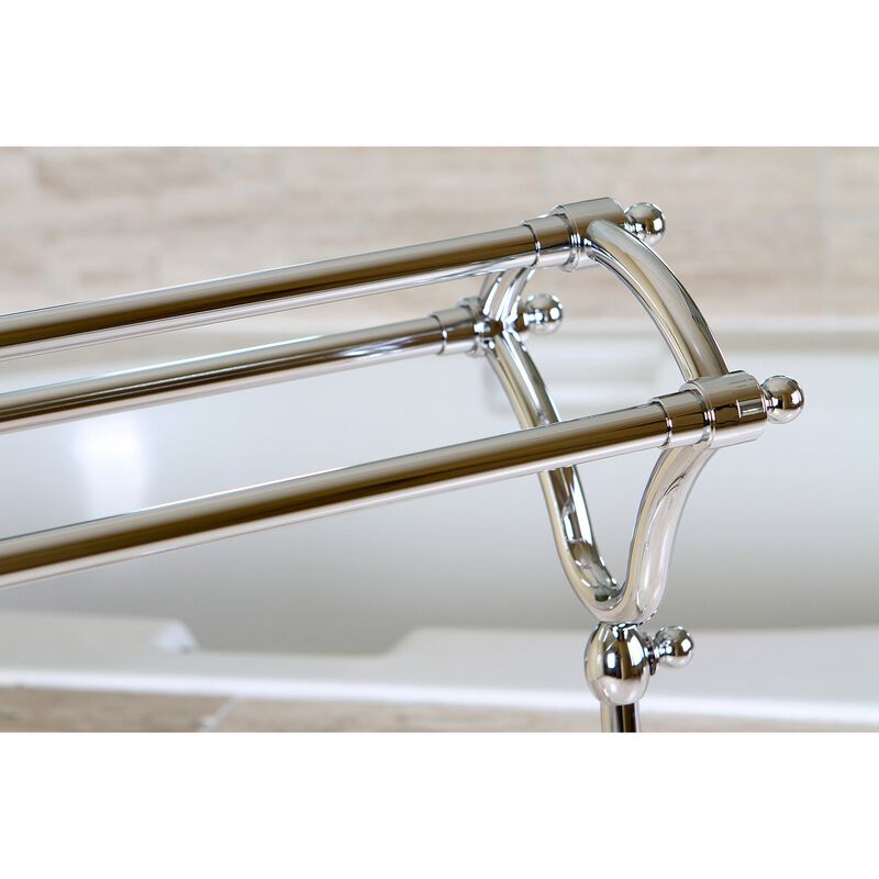 Kingston BrassKingston Brass SCC2281 Pedestal Y-Type Towel-Rack, Polished Chrome