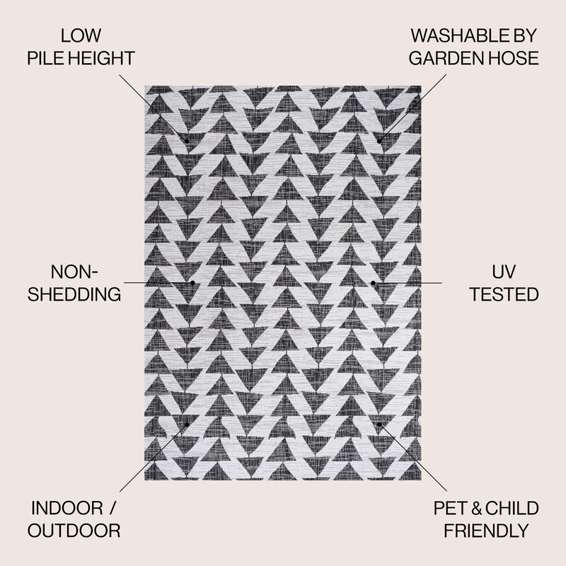 andratx Modern Tribal Geometric Indoor/Outdoor Area Rug