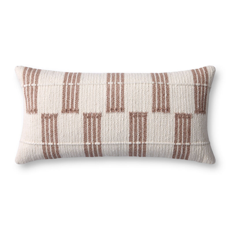 PLL0136 Rust/Ivory 12''x27'' Cover w/Down Pillow image number 0