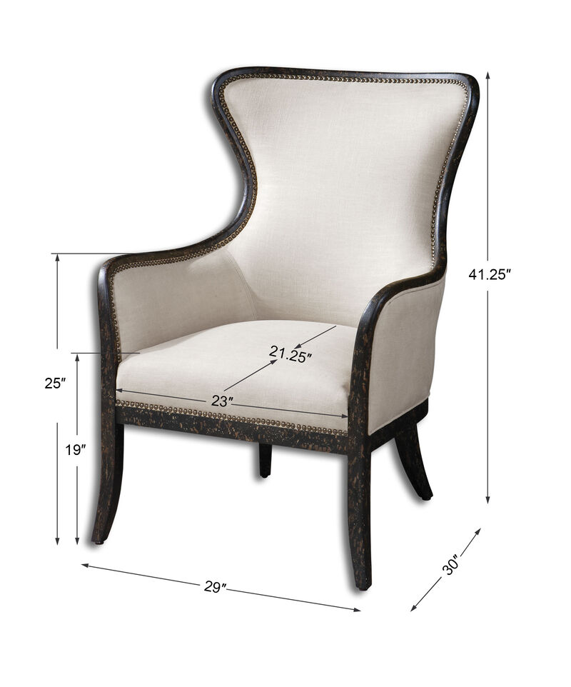 Sandy Wing Back Armchair