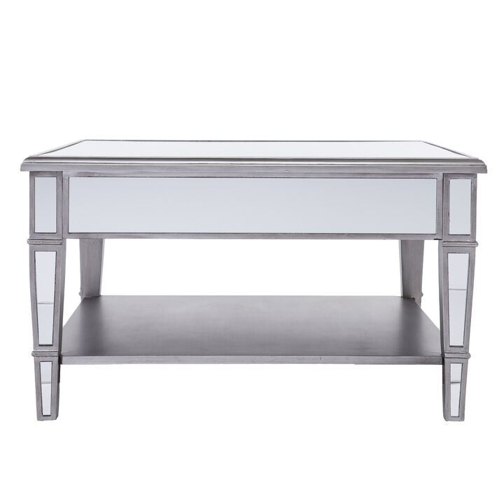 Wedlyn Square Mirrored Coffee Table