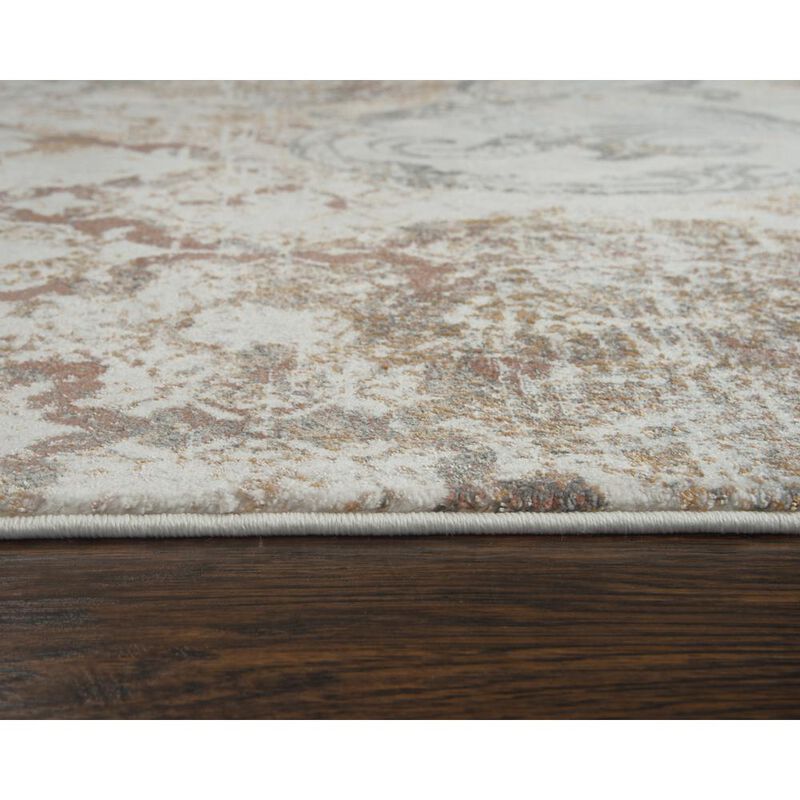 Power Loomed Cut Pile Polypropylene/ Polyester Rug, 2'7" x 8'