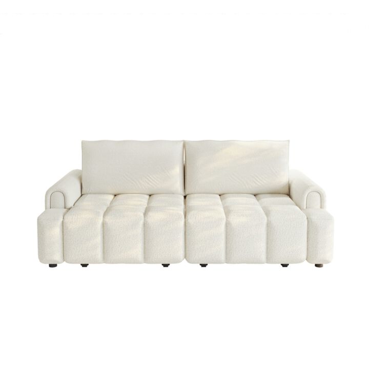 Rerjeb Teddy 3-in-1 Convertible Sleeper Sofa Bed
