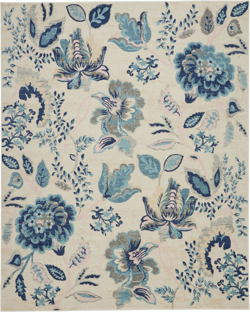 Tranquil TRA02 Ivory/Light Blue 8'10" x 11'10" Rug image number 0