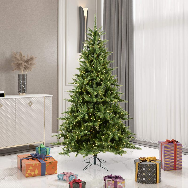 Vickerman 6.5' Camdon Fir Artificial Christmas Tree, Warm White Dura-lit LED Lights - Faux Christmas Tree - Seasonal Indoor Home Decor image number 7