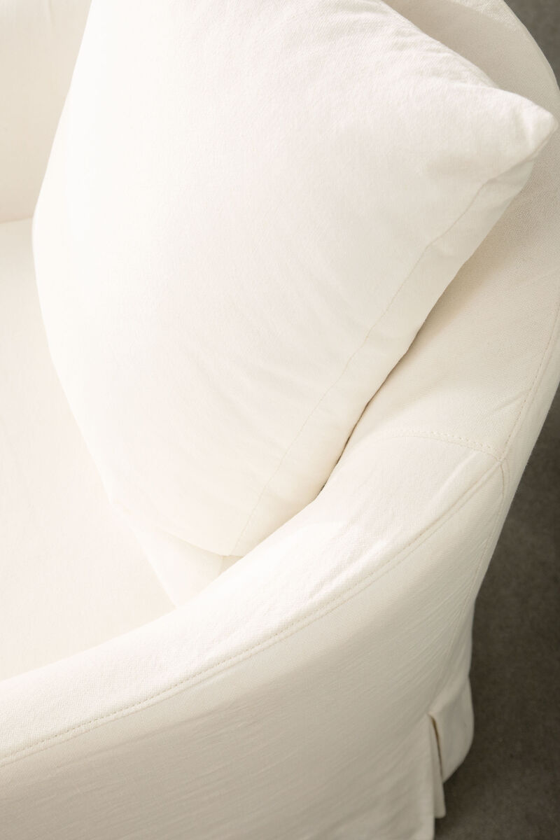 Slipcover Swivel Club Chair