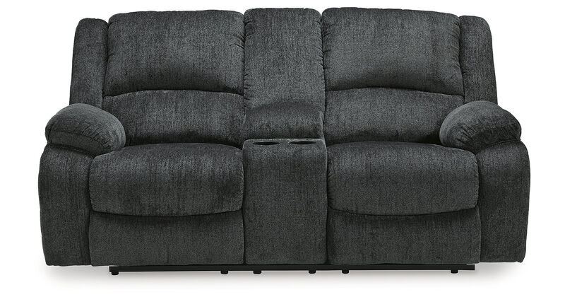 Draycoll Reclining Loveseat W/Console