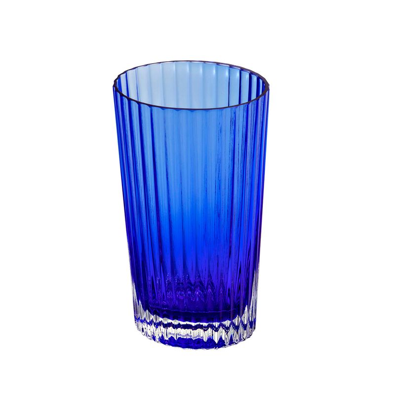 Water Glasses NASTRI GLASS Blue Set of 6, H 4.72" image number 0